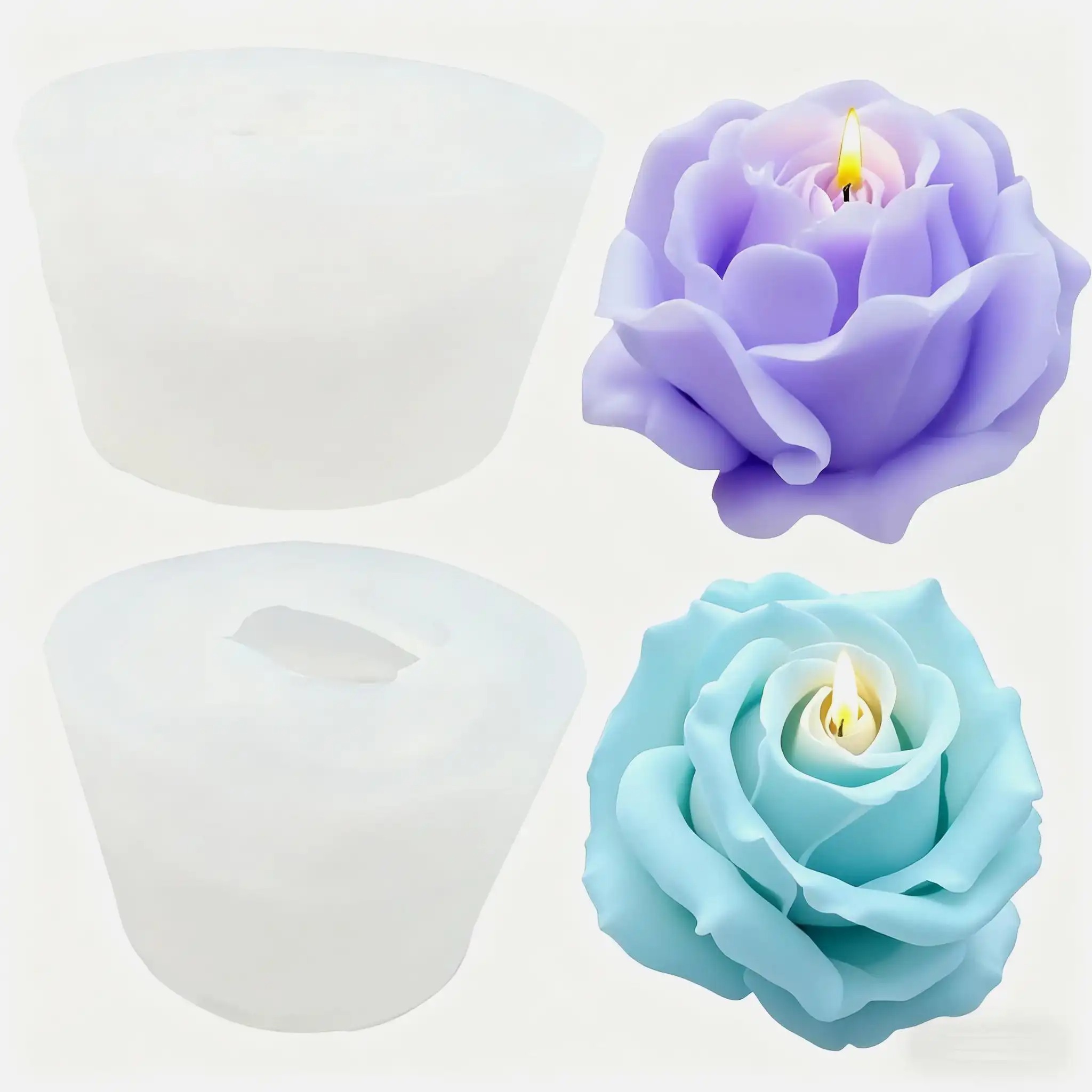 قطعتان من قوالب شموع السيليكون - مراجعة Candle Making Easy وسعره