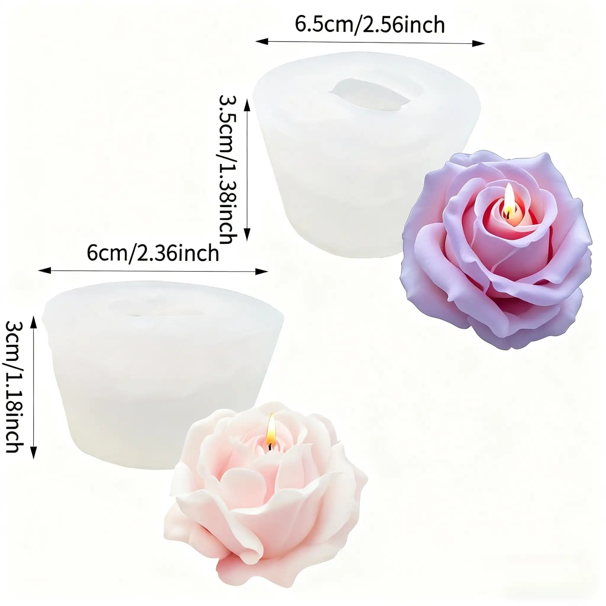قطعتان من قوالب شموع السيليكون - مراجعة Candle Making Easy وسعره