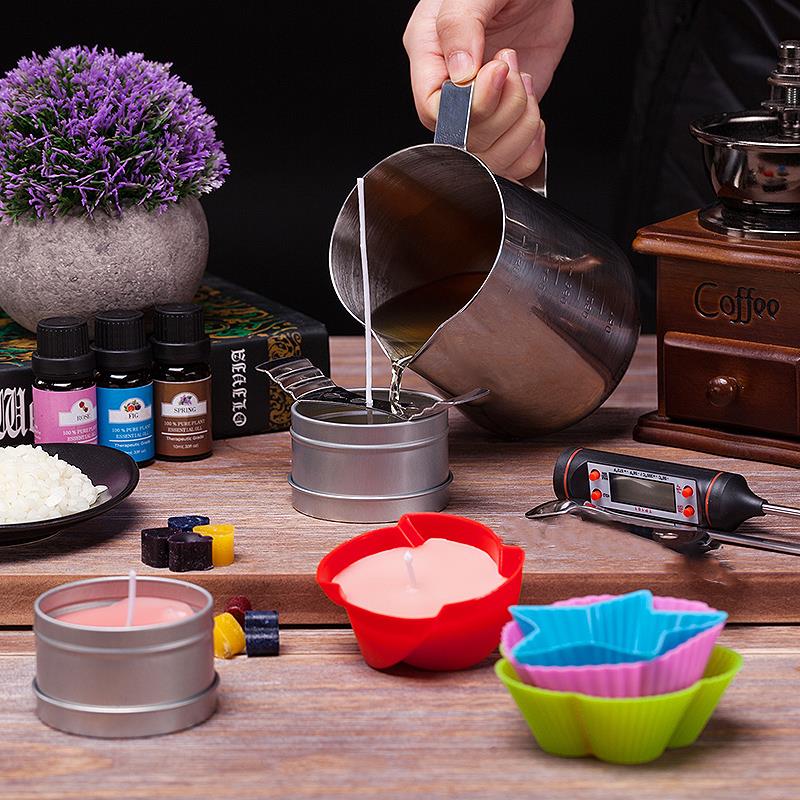 1 مجموعة شمعة صنع اللوازم DIY  - مراجعة Candle Making Instructions وسعره