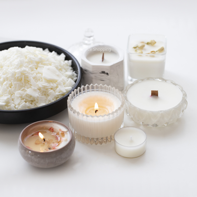 شمع الصويا الطبيعي النقي DIY ب - مراجعة Candle Making Wax وسعره