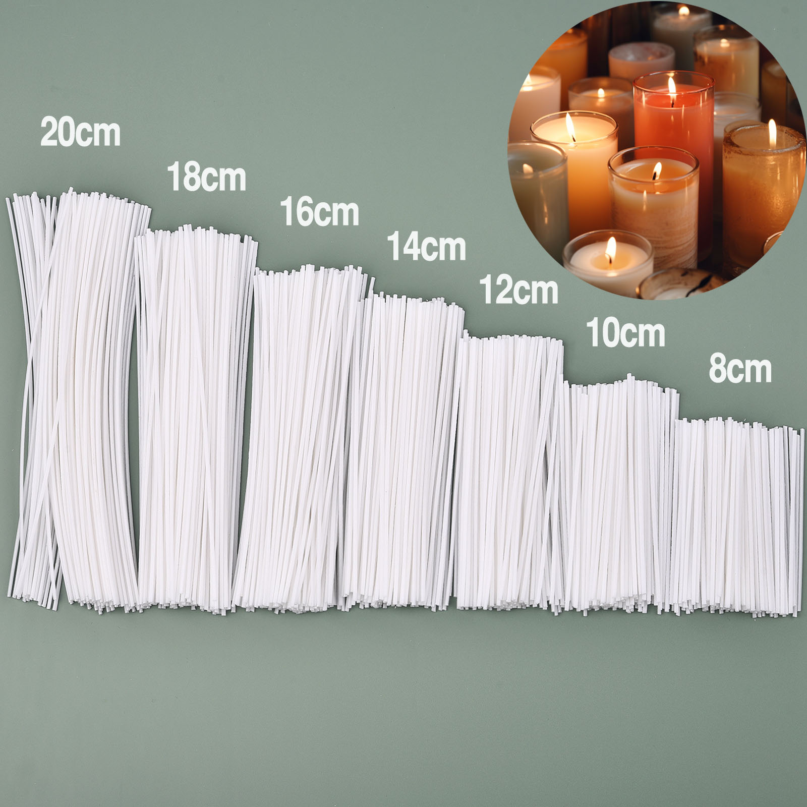 مجموعة فتائل شموع قطنية مشمعة  - مراجعة Candle Making Instructions وسعره