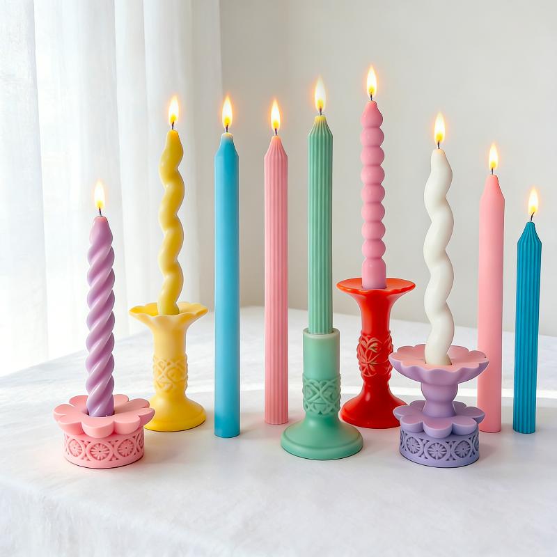 قالب شمع سيليكون حلزوني طويل،  - مراجعة Candle Making Easy وسعره