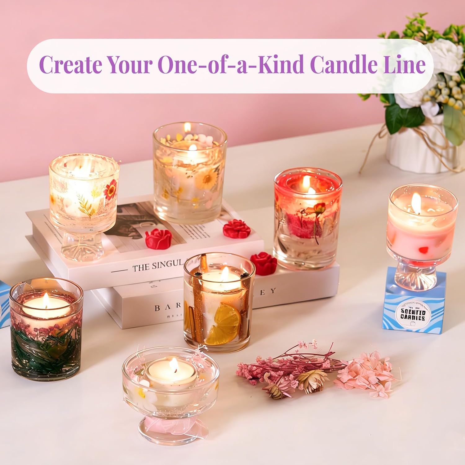 طقم صنع الشموع 2 في 1 من شمع ا - مراجعة Candle Making Jelly وسعره