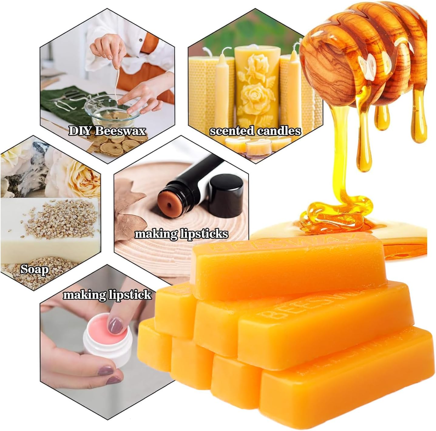 شمع العسل على شكل قوالب، شمع ل - مراجعة Candle Making Course وسعره