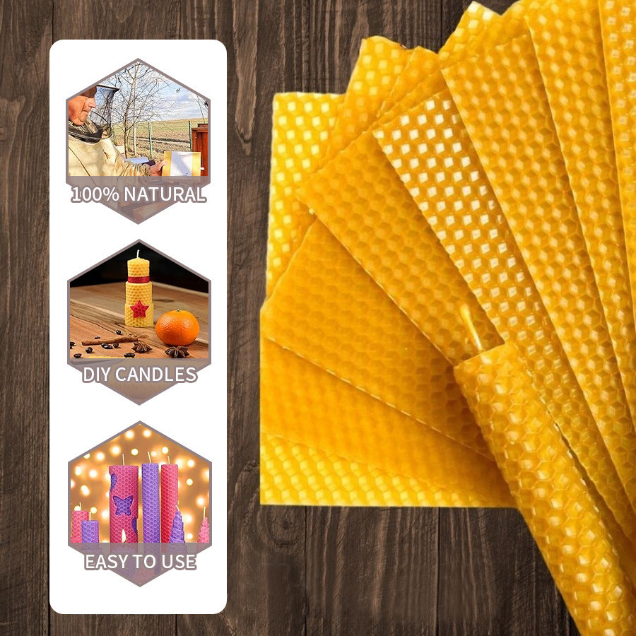 10/20/30 قطعة صفائح شمع العسل  - مراجعة Candle Making Kit Beeswax وسعره