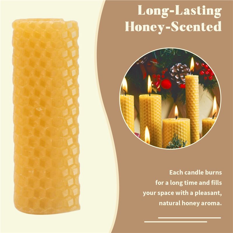 طقم صنع الشموع من شمع العسل ال - مراجعة Candle Making Kit Beeswax وسعره