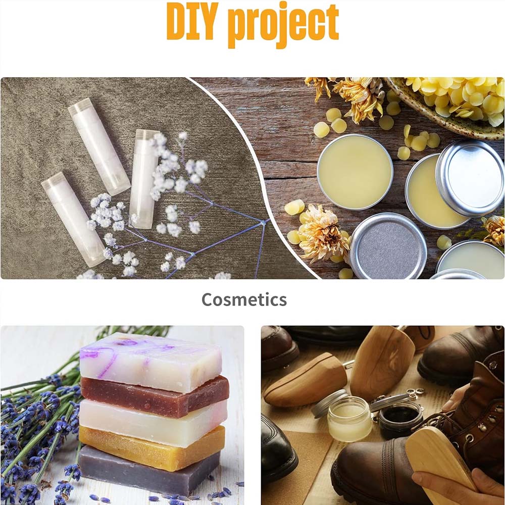 100 جرام شمع العسل الأبيض الطب - مراجعة Candle Making Kit Beeswax وسعره
