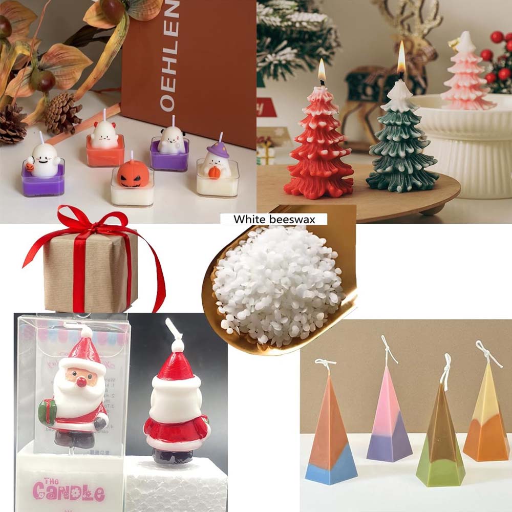 100 جرام شمع العسل الأبيض الطب - مراجعة Candle Making Kit Beeswax وسعره